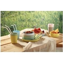 IKEA Çok Renkli Kalas Tabak Seti Pastel Tonlar 6 Adet