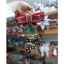 Lolipop Hobi Kapı Süsü Kozalaklı Sarkıt Kapı Süsü, Dekor, Yılbaşı Süsü, Hediyelik