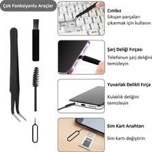 UmoTech 19 Parça Temizlik Seti Bilgisayar Telefon Tablet Klavye Airpod Elektronik Eşya Ekran Temizleme Kiti