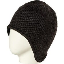 Hintohu Kadın Erkek Içi Polar Kulaklıklı Siyah Bere