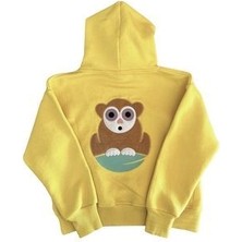 Çocuk Tarsier Zip-Up Hoodie Sarı