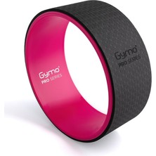 Gymo Pro Series Yoga Tekerleği Egzersiz Çemberi 33cm Pembe x Siyah