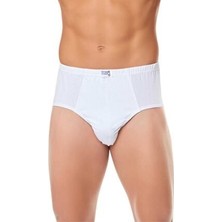 Erkek Beyaz 6lı Slip Külot Kargo Bedava MRT0005B6