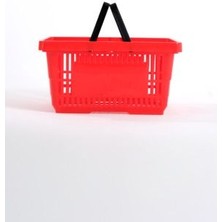Plastik Market El Sepeti 22 L Kırmızı