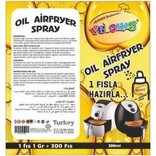 Airfryer Yağ Air Fryer Yağı Airfryer Için Fritöz Yağı 300 ml