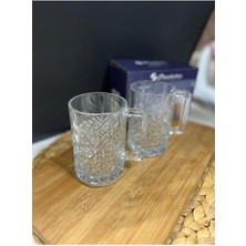 Yeni Seri Timeless 2 Li Kulplu Bardak-Fincan 315CC 55472