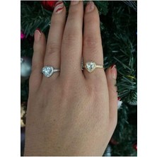 Zirkon Taşlı Pndra Modeli Kalp Yüzük