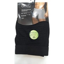 3'lül Düz Renk Likralı Nefes Alan Bambu Erkek Boxer %96 Bambu %4 Likra