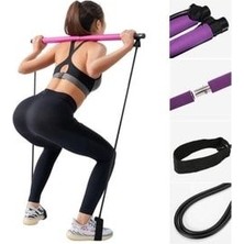 Squat Pilates Studio Evde Spor Egzersiz Çubuğu Squat Pilates Barı Plates