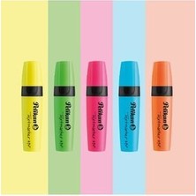 Pelikan Onabana 490 Lacivert Fosforlu Işaretleme Kalemi 5'li Set Ölçülerle Kullanıma Uygun