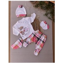 Yenidoğan Kız Bebek 5 Li Zıbın Takımı Hastane Çıkışı