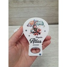 25 Adet Balon Açacak Magnet Yeşil Uçak Konsept