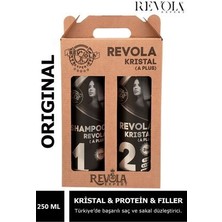 Saç Düzleştirici Kristal Protein & Keratin Brezilya Fönü Krem 250 ml 250 ml Şampuan Orijinal