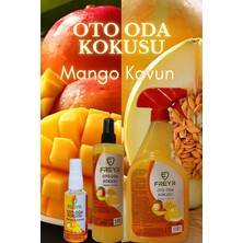 Freyr Mango Kavun Oto Parfüm1lt ve 400 ml Sprey Araç Ev Ortam Kokusu (50 ml Hediye)