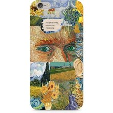 Iphone 6 Plus / 6s Plus Uyumlu Van Gogh Tasarımlı Baskılı Şeffaf Telefon Kılıfı