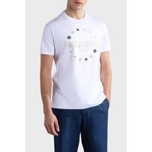 Paul & Shark % 100 Pamuk Regular Fit Bisiklet Yaka T Shirt Erkek T Shirt 24411044 010