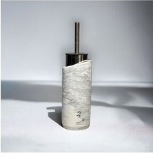 Marble Serisi Beton Tuvalet Fırçalığı