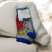 Gigi Giyim Karakter Baskılı Kokulu 3'lü Erkek Çocuk Çorap