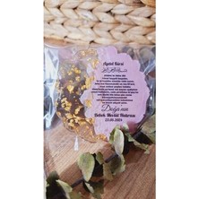 Pembe Epoksi Magnet Bebek Mevlüt Babyshower Doğum Günü Hediyelik 25 Adet.