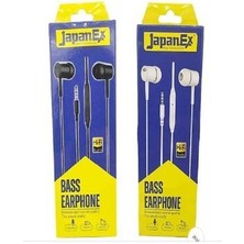 Beyaz Kablolu Kulakiçi  Mikrofonlu Kulaklık