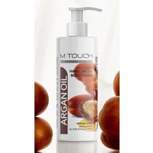 M Touch Argan Yağlı Nemlendirici El Yüz & Vücut Kremi (Argan Oil Hand Face & Body Cream) 250 gr