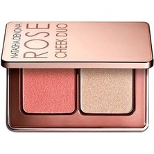 Natasha Denona Rose Cheek Duo -Hyalüronik Asitli Nemlendirici Belirginleştirici Işıltılı Ikili Allık&aydınlatıcı 4g