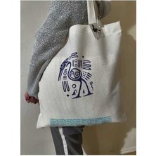 WiccabyTC Pagan Bird Totebag Bez Alışveriş Çantası