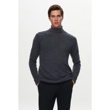 D'S Damat Ds Damat Regular Fit Indigo Jakar Desenli Kazak 3HC0690160341