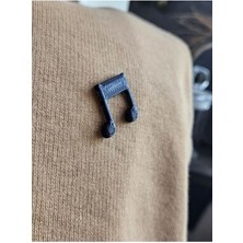 2 Sekizlik Nota Pin Rozet Broş 1 Adet