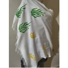 Yellow Lotus Shawl Şal
