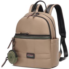 21K Barcelona Özel Kumaş Küçük Boy Kadın Sırt Çantası 3265