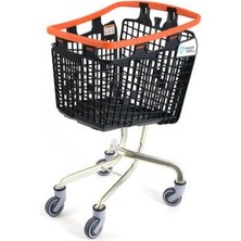 Plastik Market (Alışveriş) Arabası 100 L Loop Turuncu