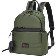 21K Barcelona Özel Kumaş Küçük Boy Kadın Sırt Çantası 3265