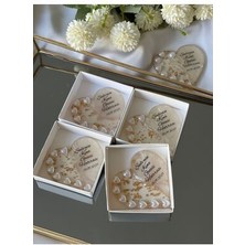 Incili Kalp Gold Magnet 20ADET