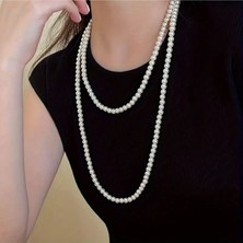 Lovisa Accessories El Yapımı Uzun Tek Sıra Inci Kolye