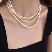 Lovisa Accessories El Emeği Inci Kolye, Uzun Tek Sıra Inci