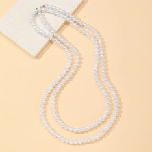 Lovisa Accessories El Emeği Inci Kolye, Uzun Tek Sıra Inci