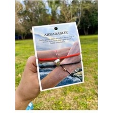 Mıknatıslı Bileklik - Arkadaşlık ve Aşk Bilekliği - Birleştirildiğinde Kalp Oluşturan Ikili Set