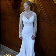 Lovisa Accessories El Yapımı Inci Kolye, Kol Detaylı Gelin Kolyesi