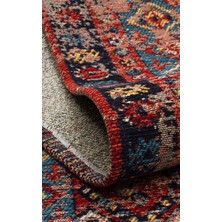 Eko Halı Eko Anadolu Antik Desenli Yıkanabilir Kaymaz Tabanlı Etnik Kilim AND04
