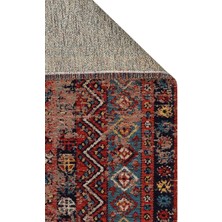 Eko Halı Eko Anadolu Antik Desenli Yıkanabilir Kaymaz Tabanlı Etnik Kilim AND04