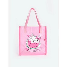 LC Waikiki Lcw Accessorıes Kedi Baskılı Alışveriş Çantası