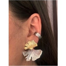 Bijutericim Tırtıklı Asimetrik Earcuff (Kıkırdak Küpesi)