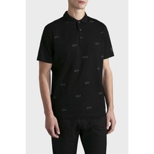 Paul & Shark % 100 Pamuk Regular Fit Logolu Polo Yaka T Shirt Erkek Polo Yaka T Shirt 23411252 011