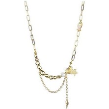 Deniz Objeli Zincir Tasarım Kolye