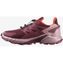 Salamon Salomon Supercross 4 Gore-Tex Kadın Koşu Ayakkabısı - Bordo