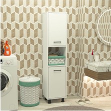 Mobiga Efsa Çamaşır Kirli Sepetli Banyo Dolabı