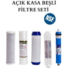 Water Jobs Açık Kasa Su Arıtma Cihazı Beşli Filtre Seti  Nsf Sertifikalı