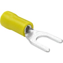 Izoleli Çatal Tip Kablo Ucu M5 Sarı Jameson JÇU-5006