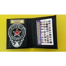 Aldatmaz Özel Güvenlik Rozetli Cüzdanı Satınal.sadece Özelgüvenlik Görevlisi Sipariş Verebilir.sivile Satılmaz